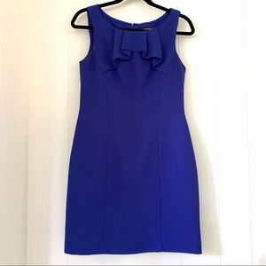 CHETTA B Sheath Dress Royal Blue Sz 2